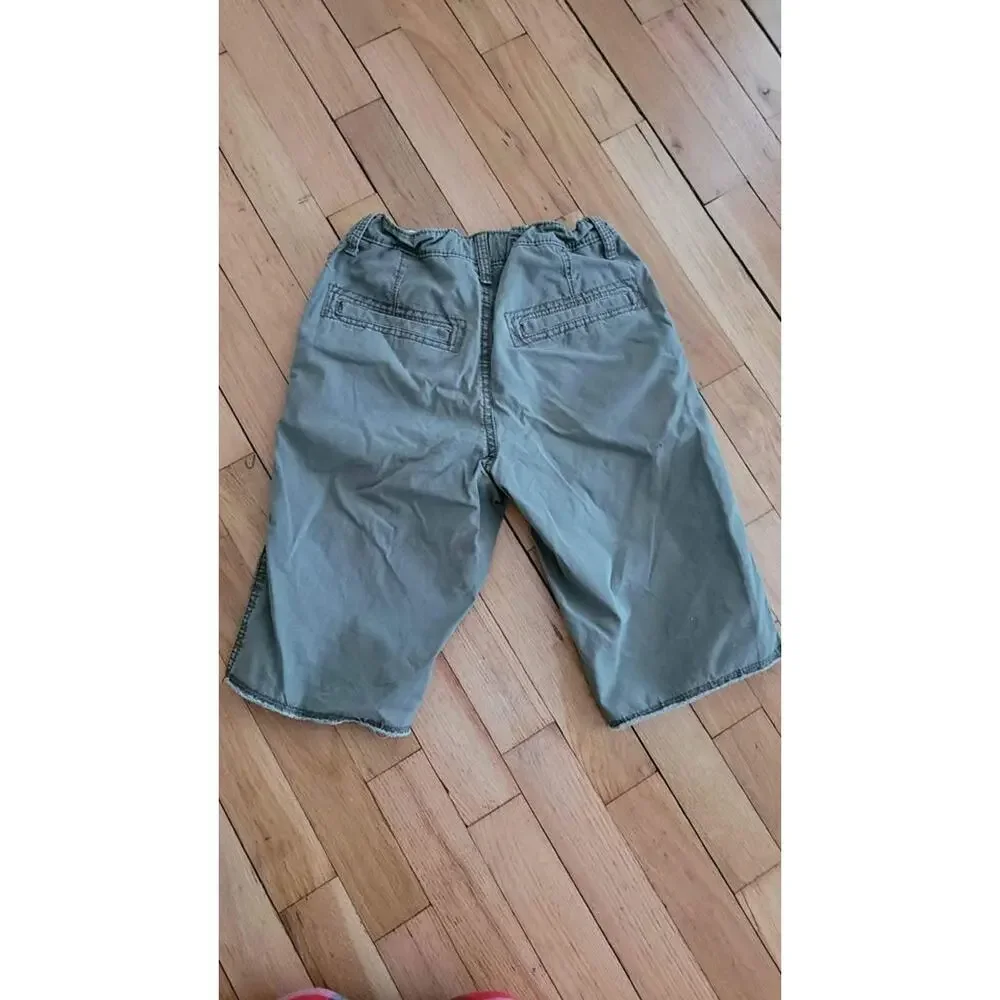 Old Navy Boys Gray‎ Twill Shorts - Size 10 - Adjustable Waist Casual